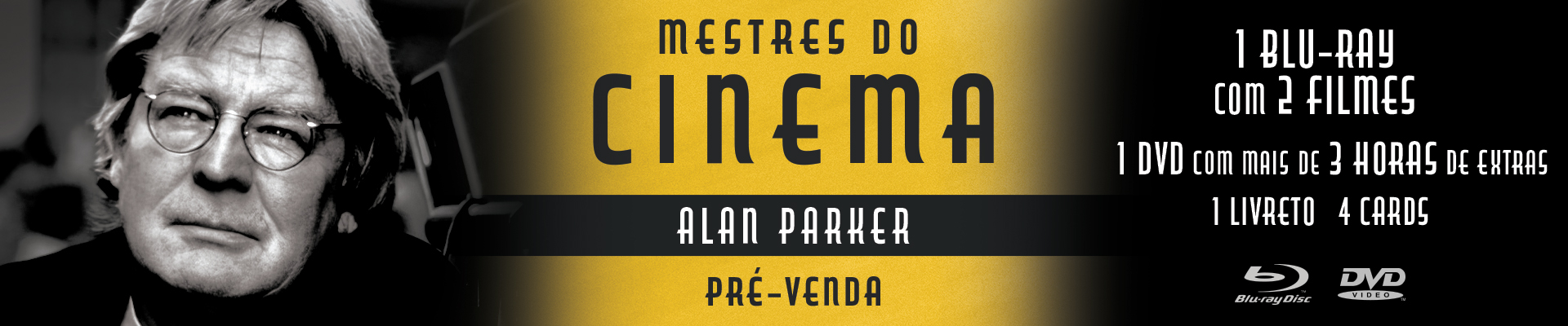 Pré-venda Blu-ray: Mestres do Cinema: Alan Parker