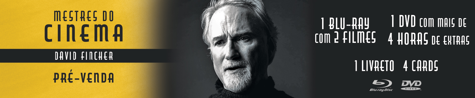 Pré-Venda Blu-ray Mestres do Cinema: David Fincher