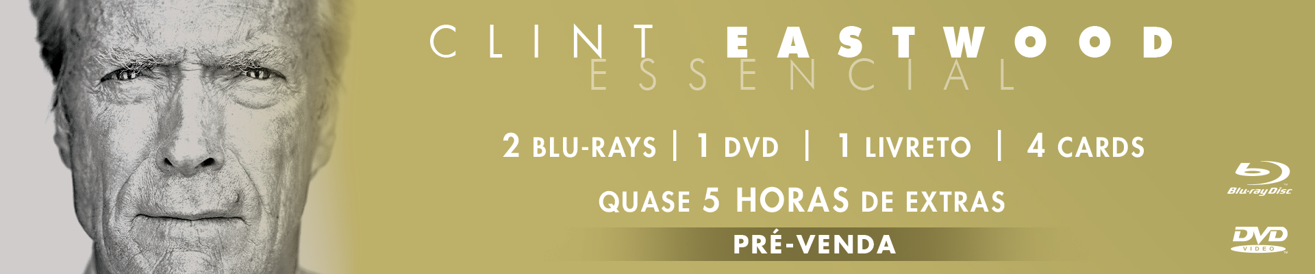 Pré-Venda Blu-ray: Clint Eastwood Essencial