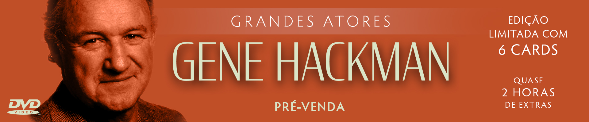 Pré-Venda DVD Grandes Atores: Gene Hackman