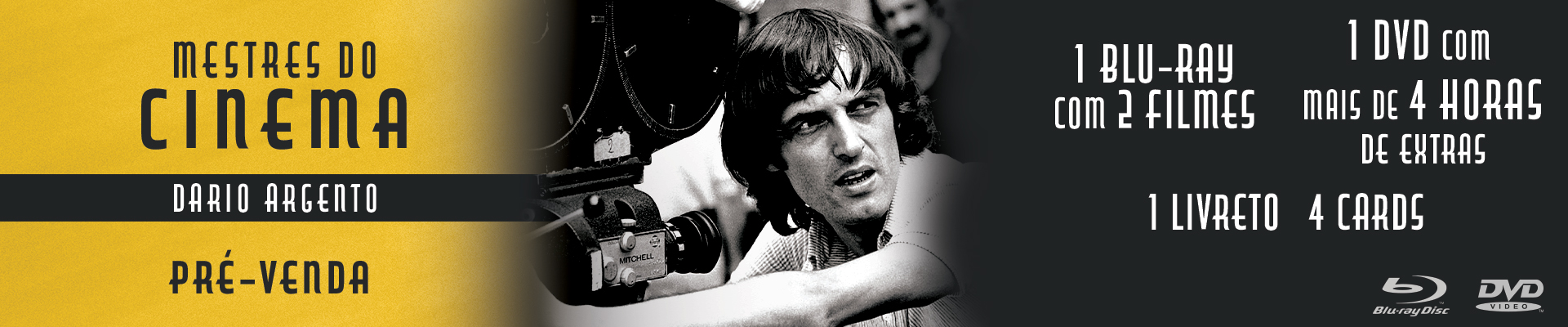 Pré-Venda Blu-ray Mestres do Cinema: Dario Argento