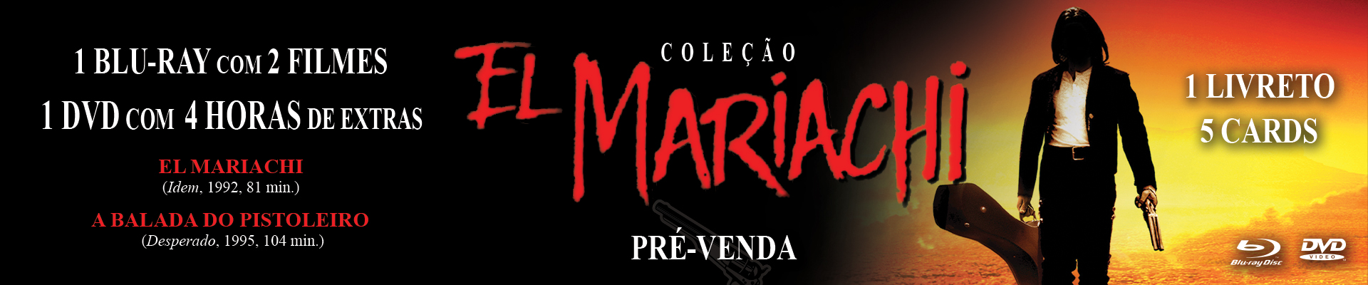 Pré-Venda Blu-ray: Coleção El Mariachi