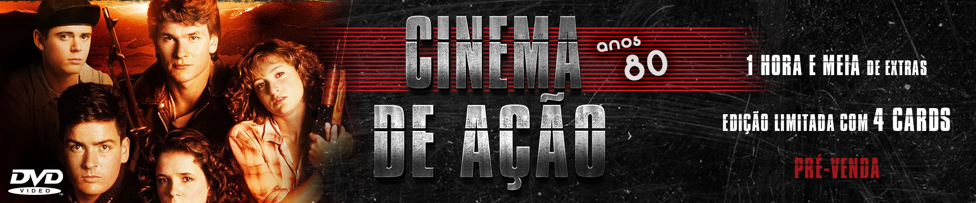 PRÉ-VENDA Cinema de Ação: Anos 80