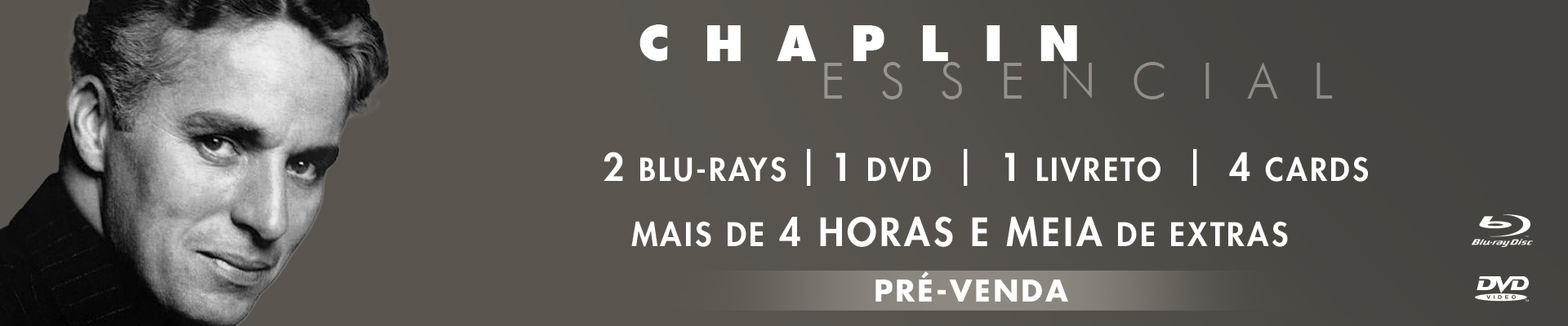 Blu-ray: Chaplin Essencial