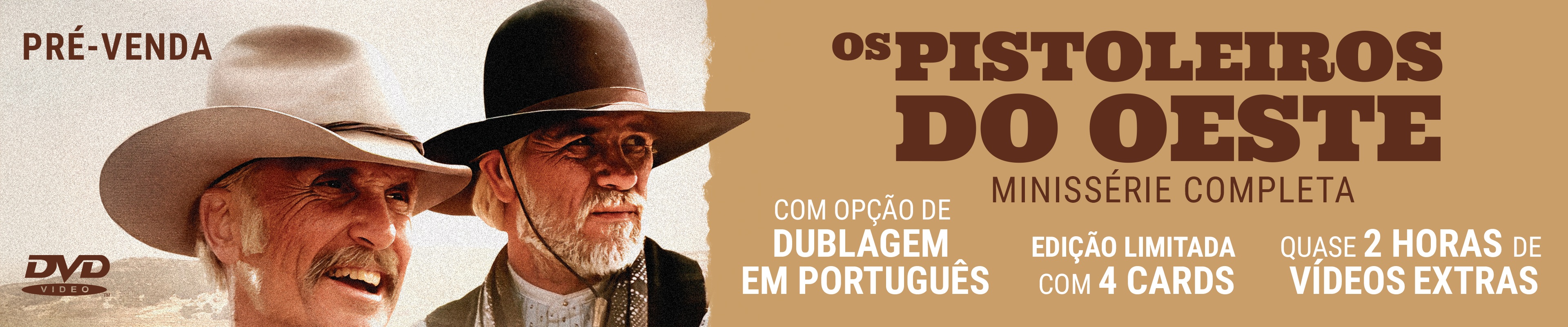 Pré-Venda Minissérie: Os Pistoleiros do Oeste