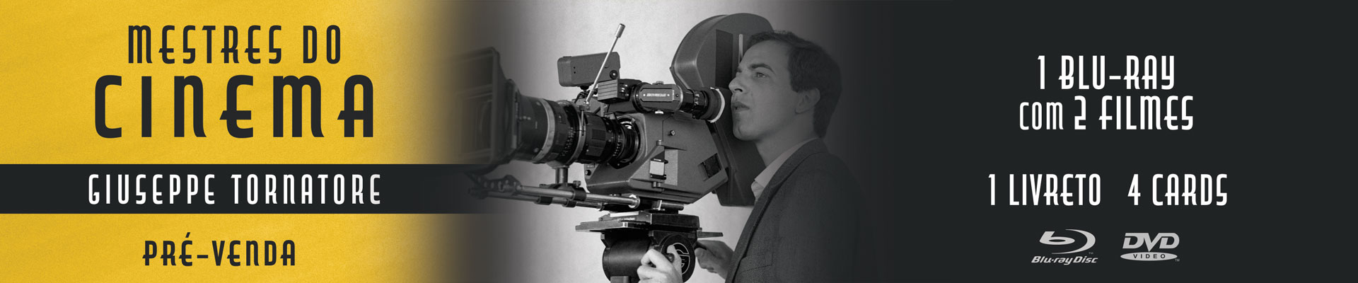 Blu-ray Mestres do Cinema: Giuseppe Tornatore