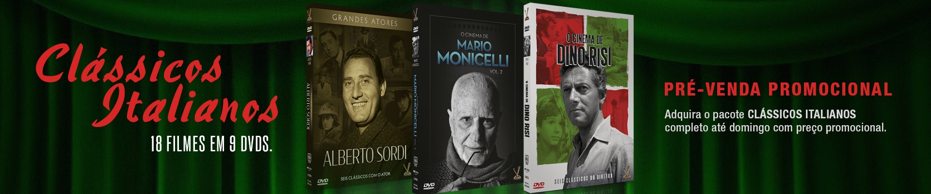 Pré-Venda Pacote Clássicos Italianos