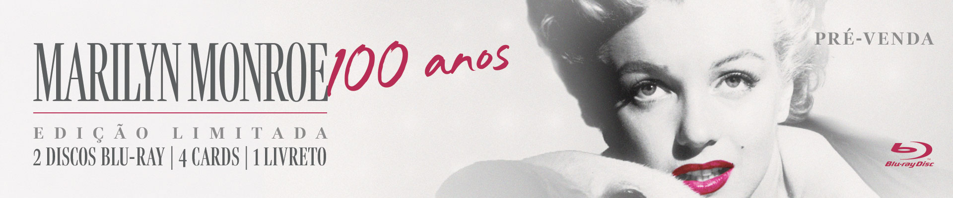 Pré-Venda Blu-ray: Marilyn Monroe 100 Anos