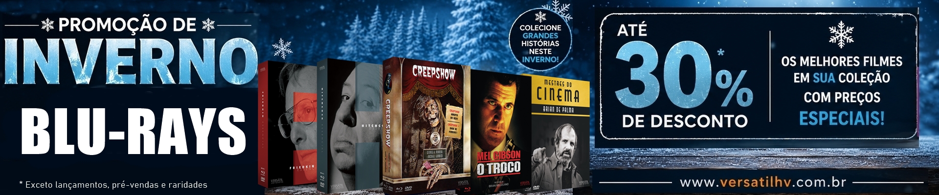 Promoção de Inverno: Blu-rays