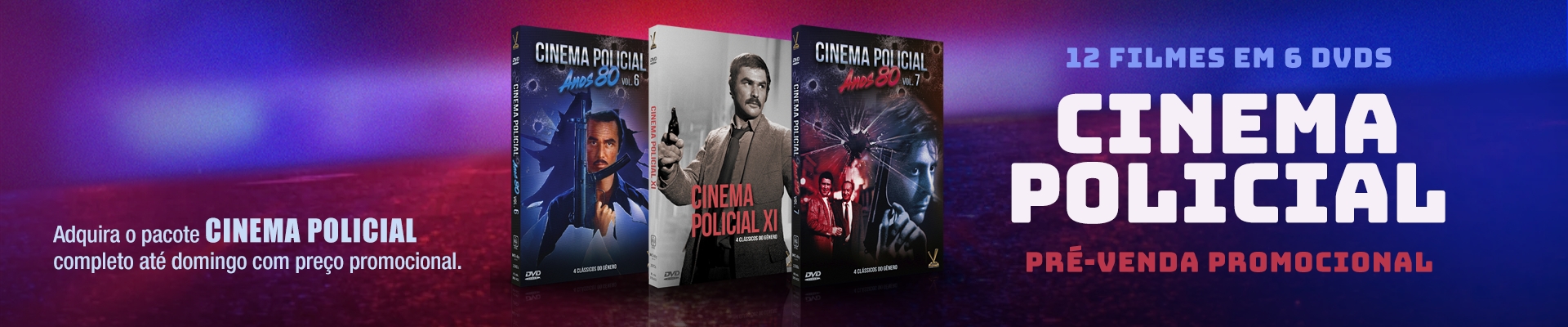 Pré-Venda Pacote: Filmes Policiais (12 Filmes)