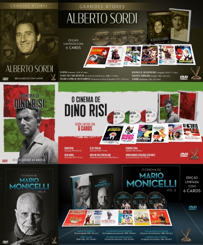 Lançamentos Pacote: Clássicos Italianos (9 DVDs 18 Filmes)
