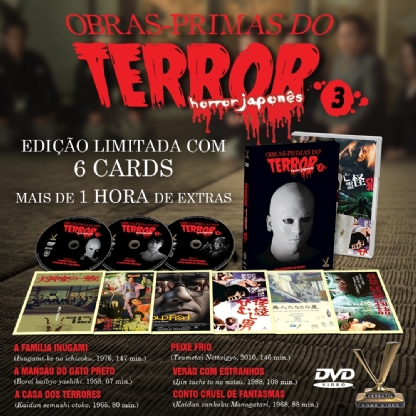 DVD Obras-Primas do Terror: Horror Japonês Vol. 3