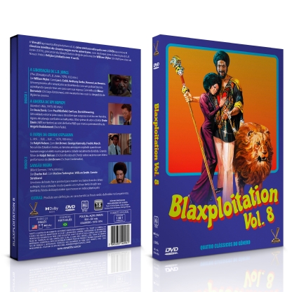 DVD - Blaxploitation Vol. 8 - Edição Limitada Com 4 Cards (2 DVDs)
