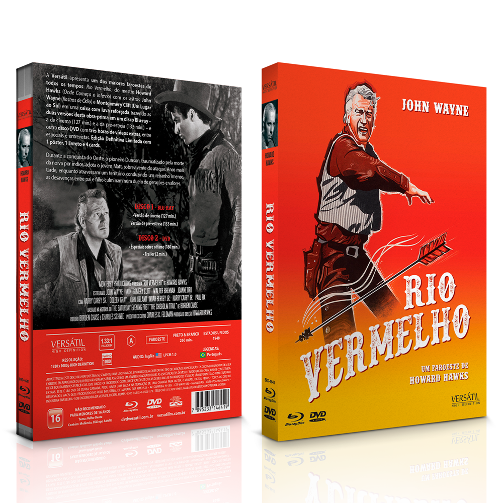 Blu-ray: Rio Vermelho - Edição Definitiva Limitada Com 1 Pôster, 1 Liv