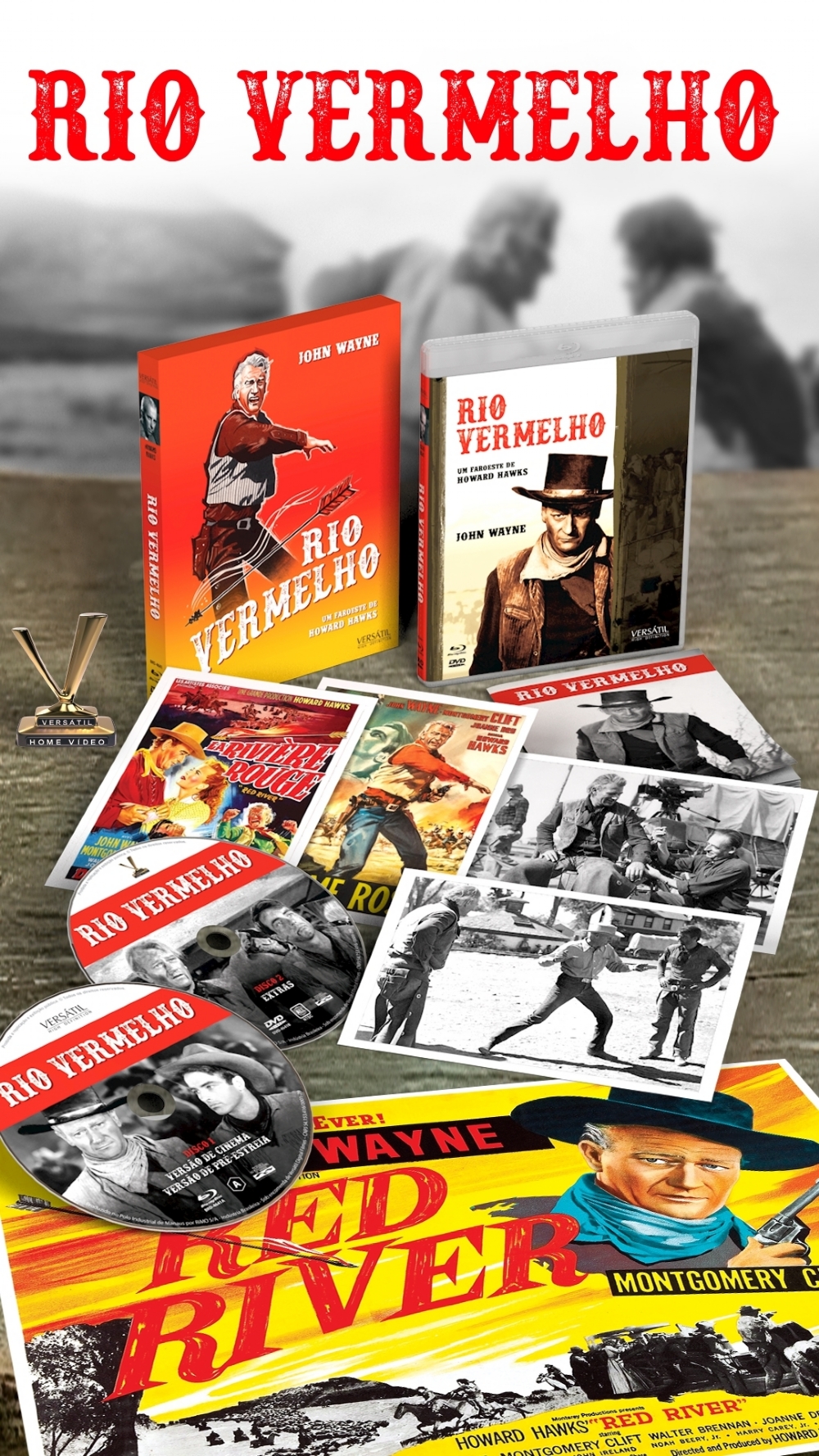 Blu-ray: Rio Vermelho - Edição Definitiva Limitada Com 1 Pôster, 1 Liv
