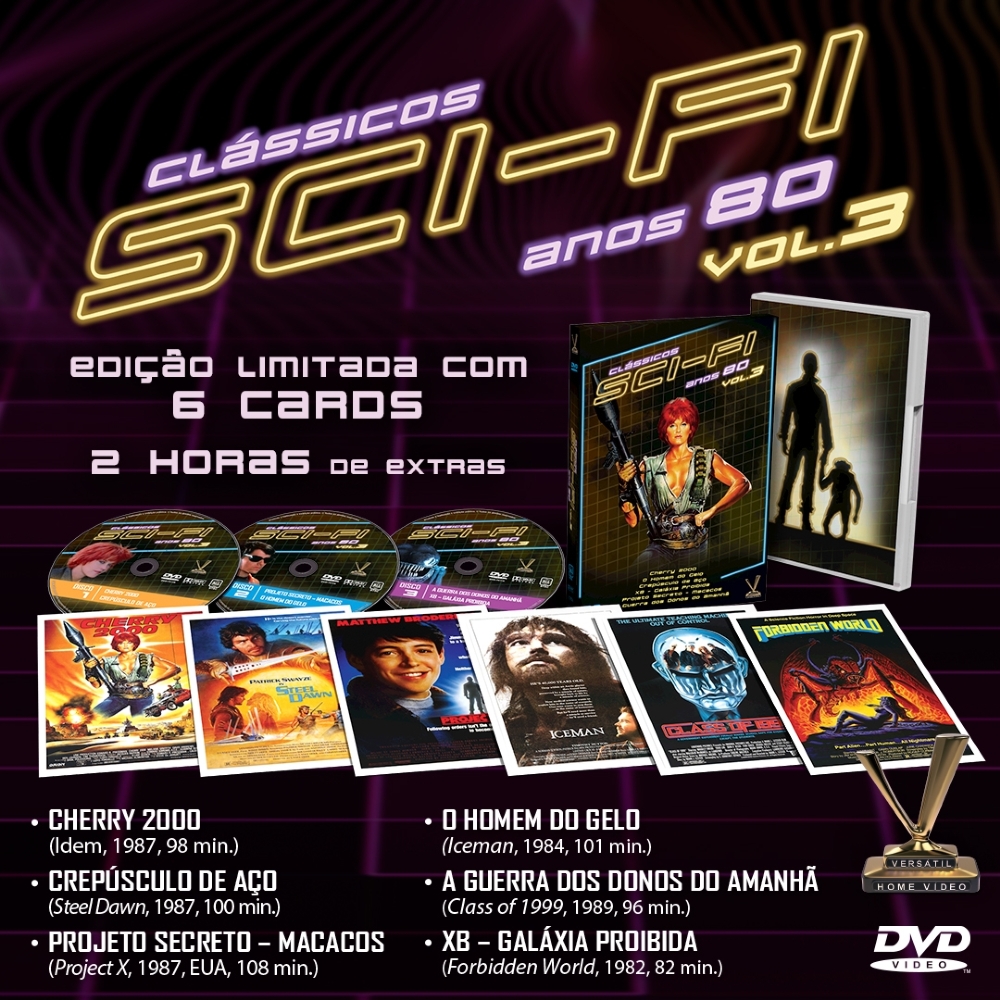 DVD Clássicos Sci-Fi: Anos 80 Vol. 3
