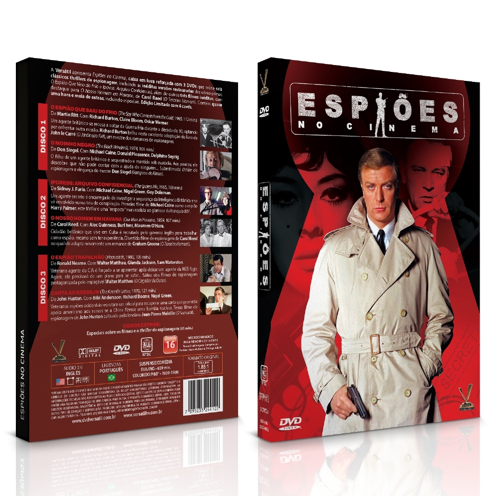 DVD Espiões no Cinema Vol. 1