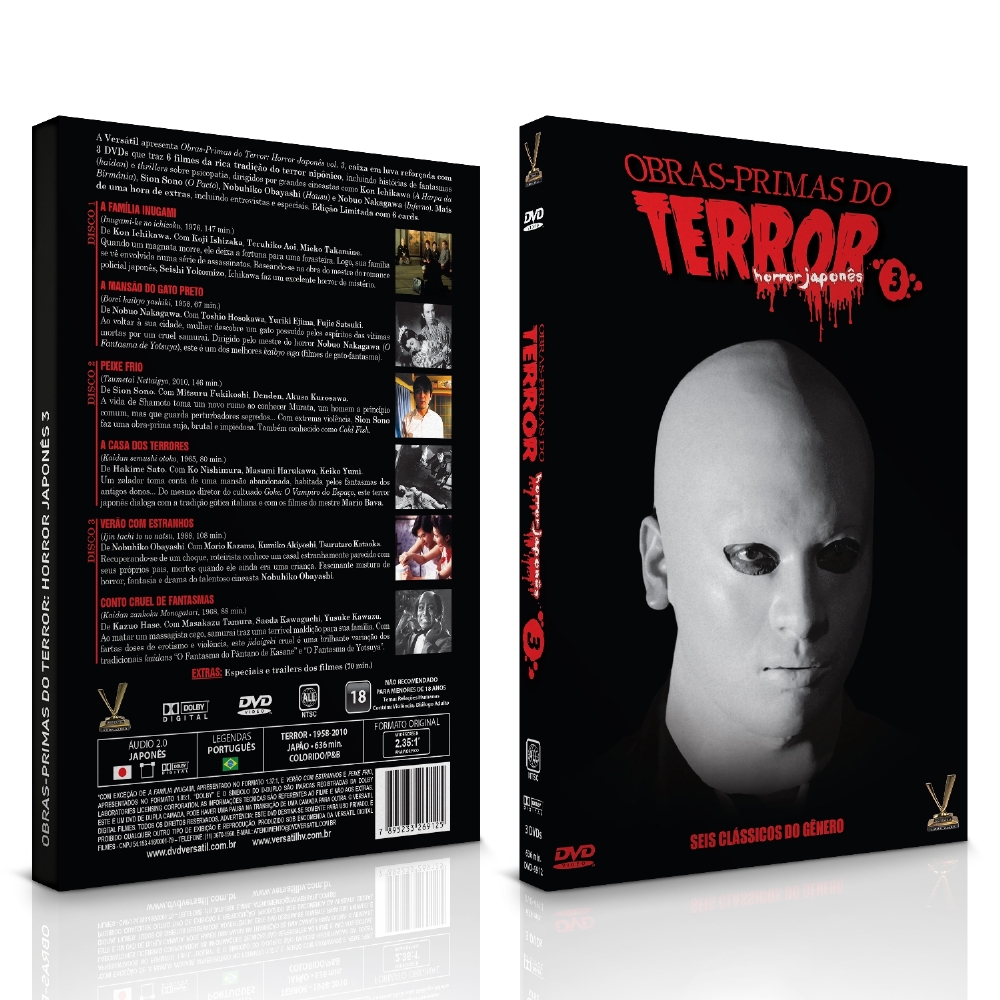 DVD Obras-Primas do Terror: Horror Japonês Vol. 3