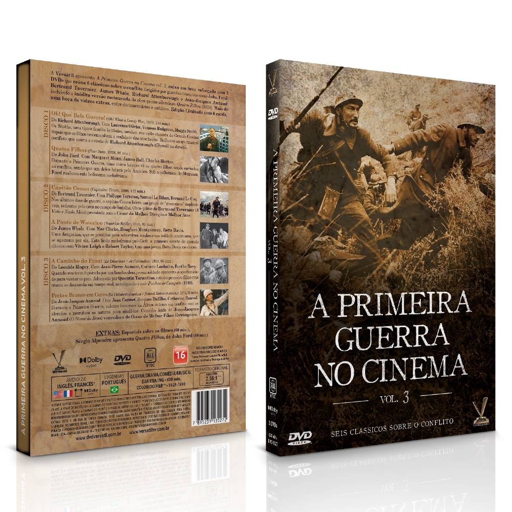 DVD - A Primeira Guerra no Cinema Vol. 3