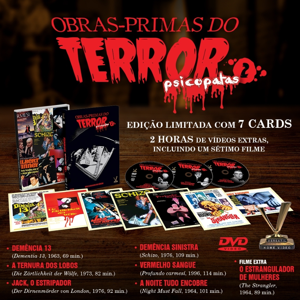 DVD - Obras-Primas do Terror: Psicopatas Vol. 2