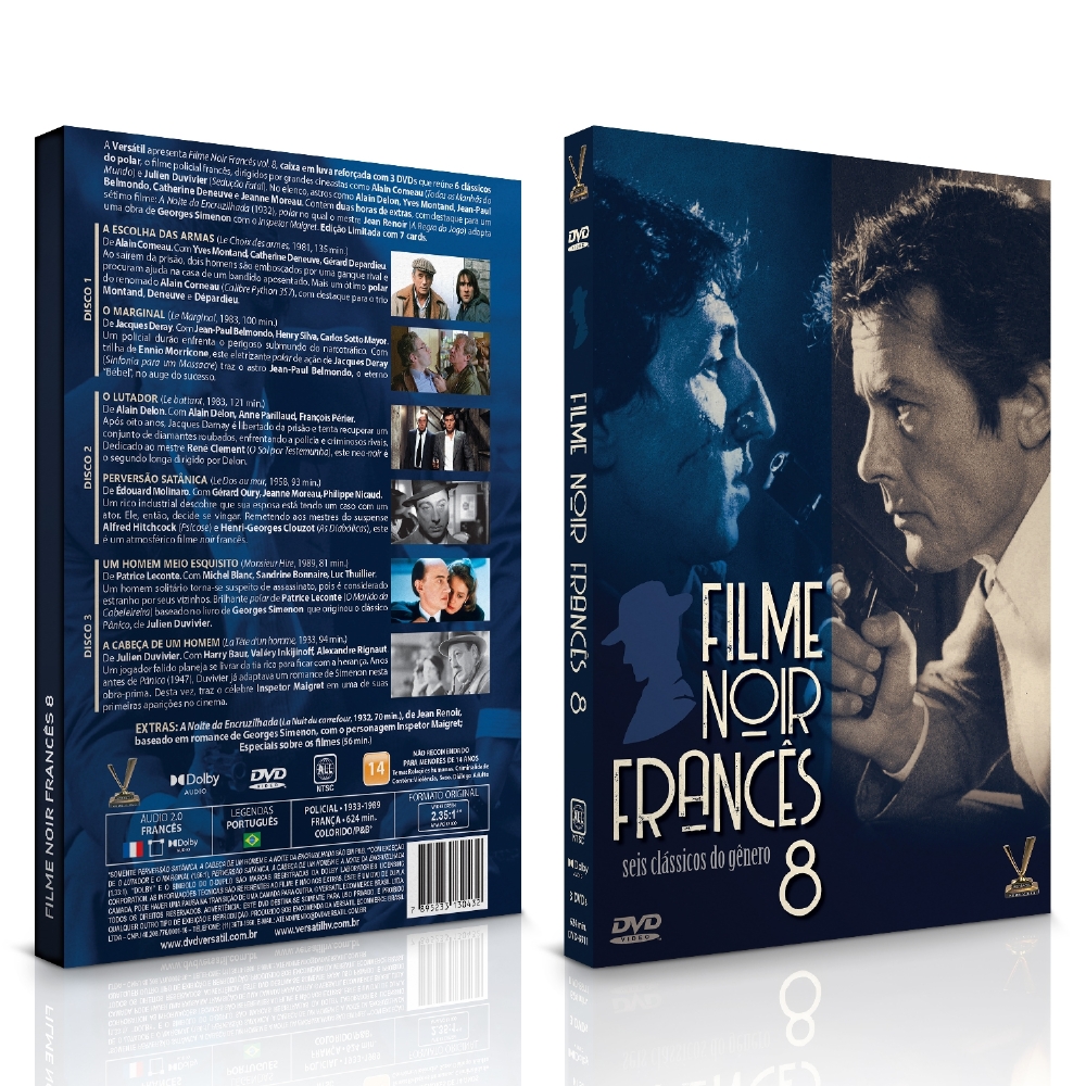 DVD - Filme Noir Francês Vol. 8