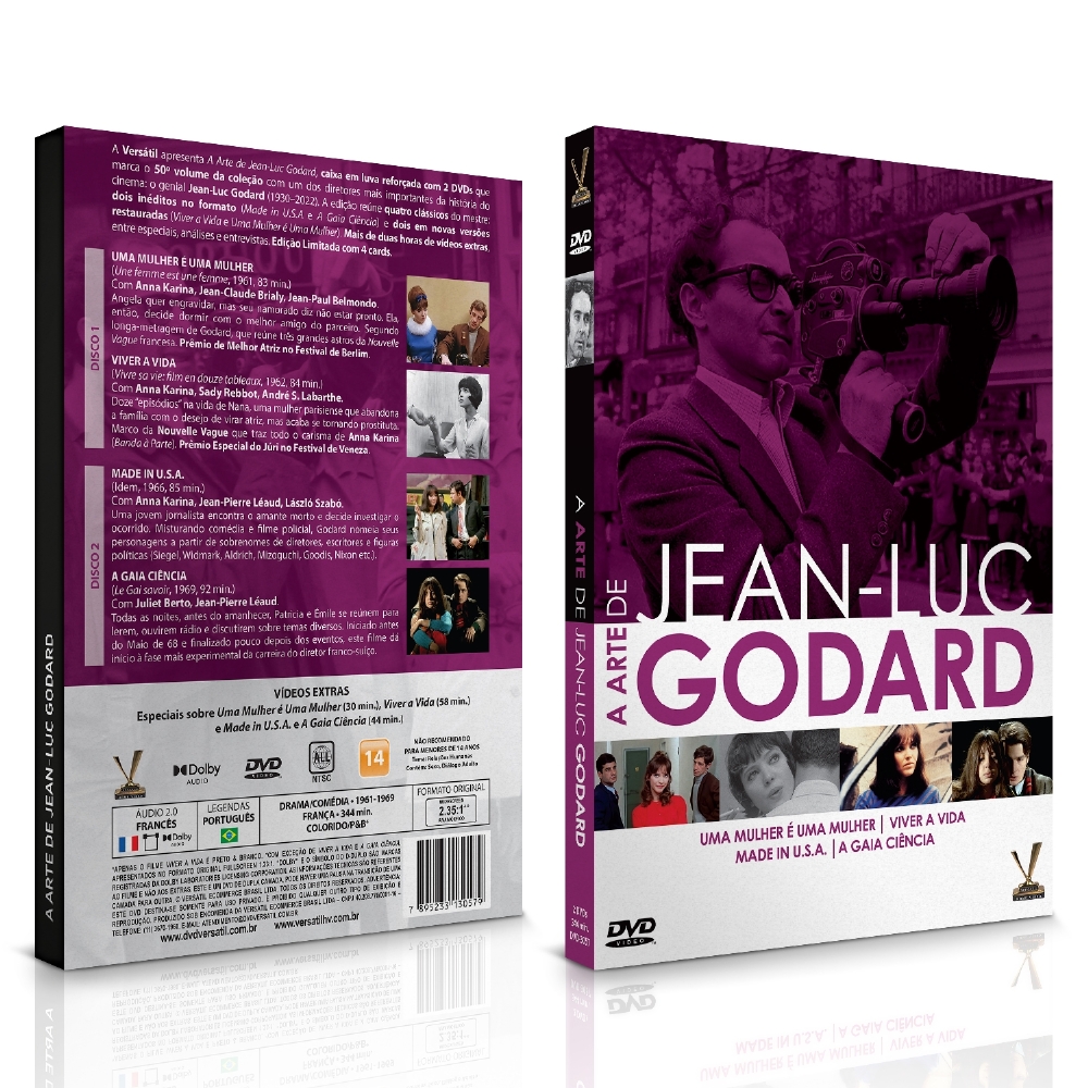 DVD - A Arte de Jean-Luc Godard