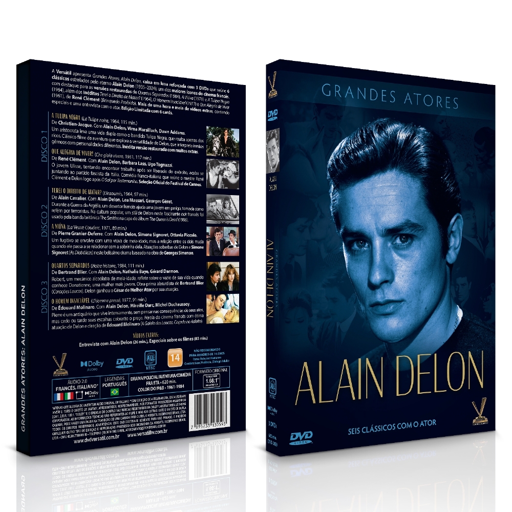DVD - Grandes Atores: Alain Delon