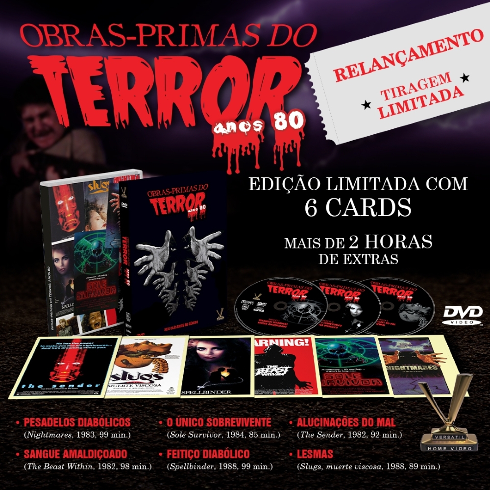 DVD - Obras-Primas do Terror: Anos 80 Vol. 1