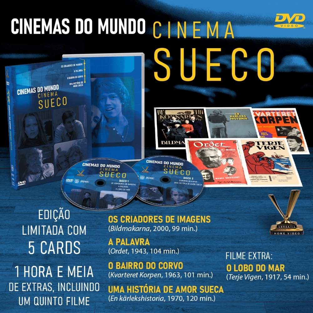 DVD - Cinemas do Mundo: Cinema Sueco