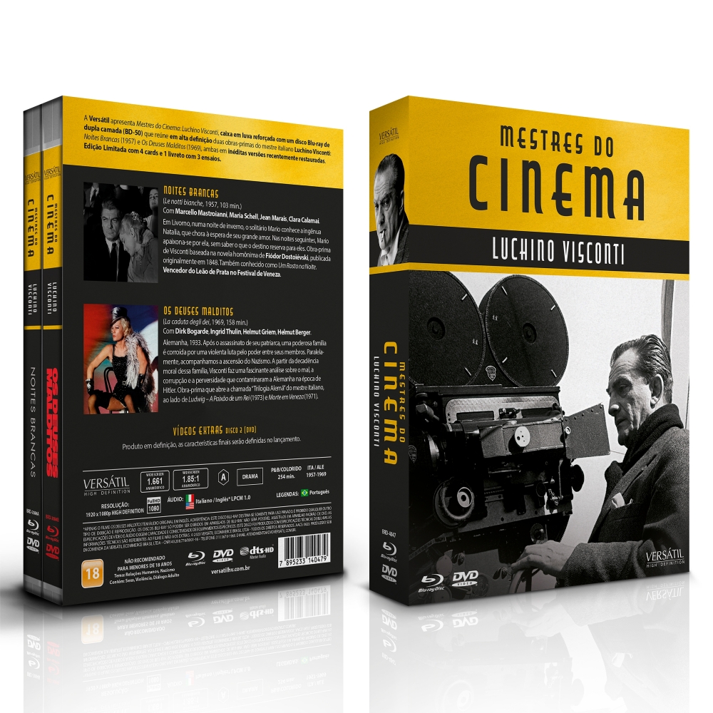 Blu-ray Mestres do Cinema: Luchino Visconti
