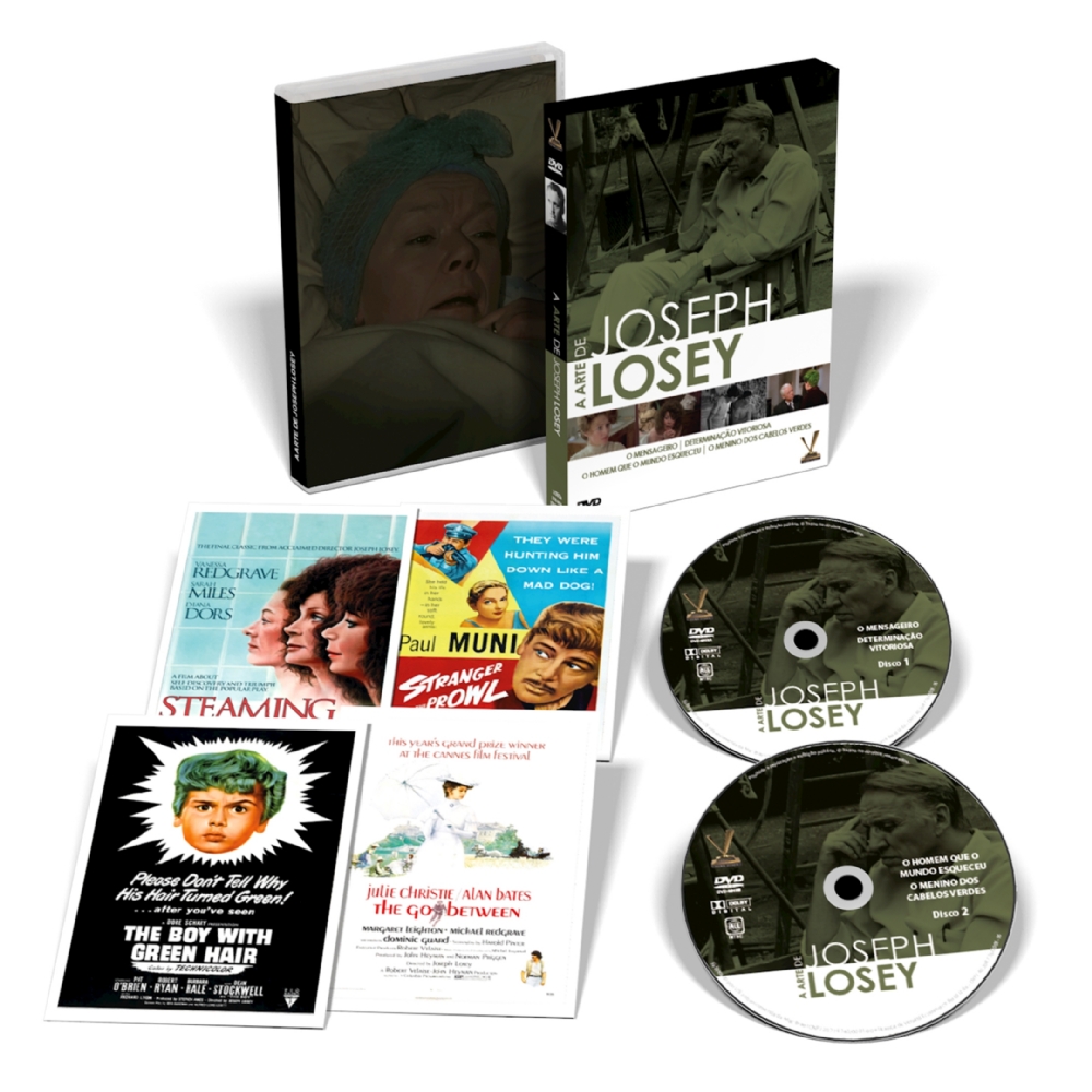 DVD - A Arte de Joseph Losey - Edição Limitada Com 4 Cards (2 DVDs)