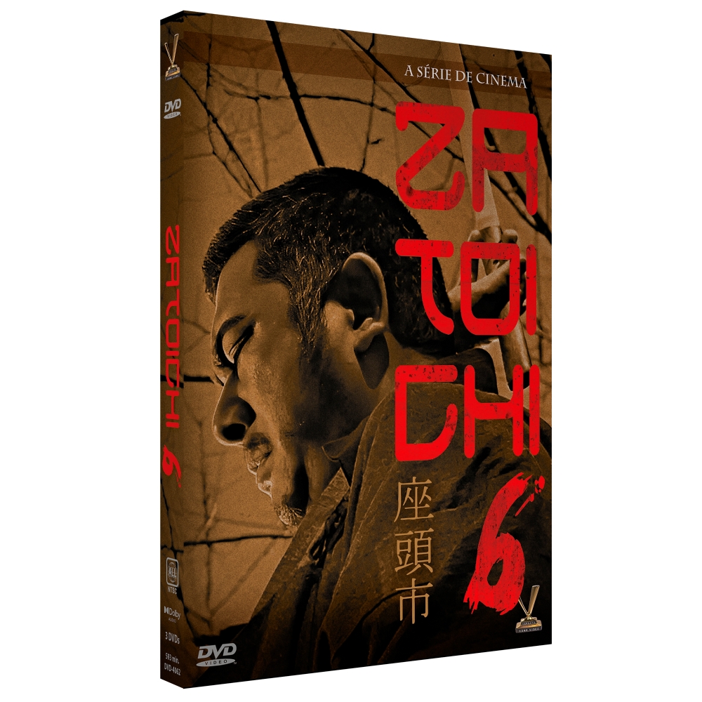 DVD - Zatoichi Vol. 6 - Edição Limitada Com 6 Cards (3 DVDs)