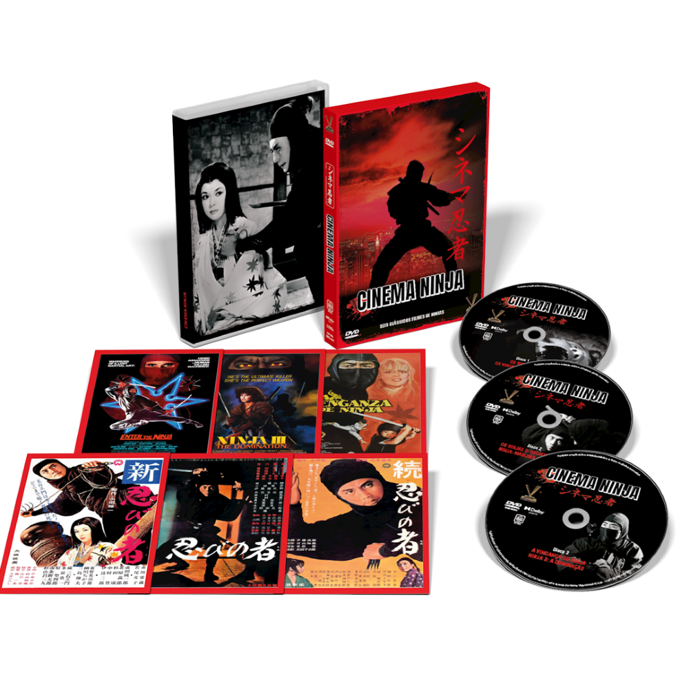 DVD - Cinema Ninja - Edição Limitada Com 6 Cards (3 DVDs)