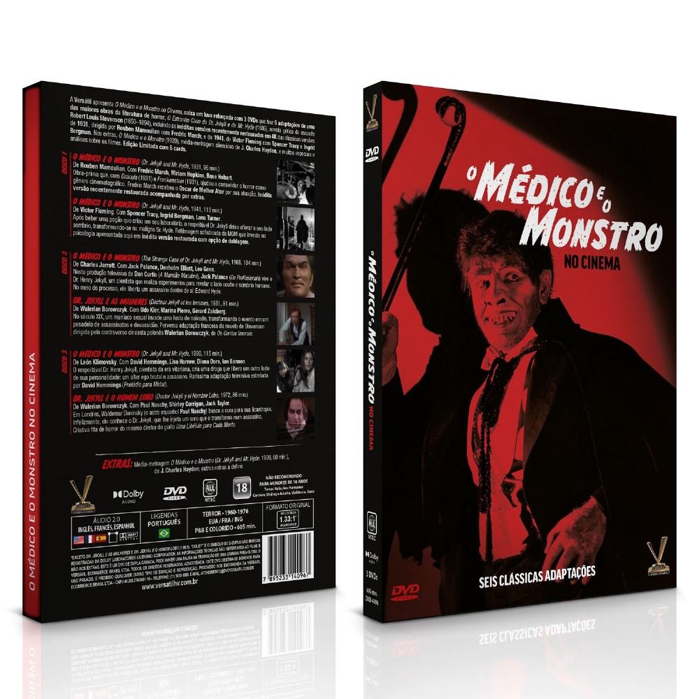 DVD - O Médico e o Monstro No Cinema