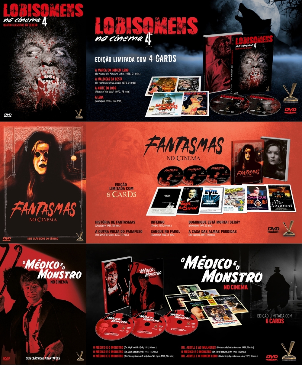DVD - Lançamentos Pacote: Clássicos do Terror
