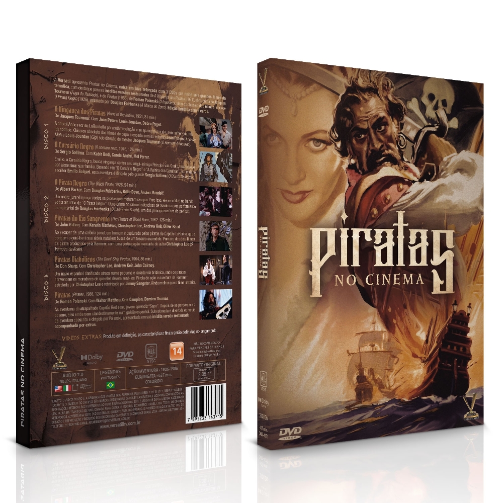 DVD - Piratas No Cinema
