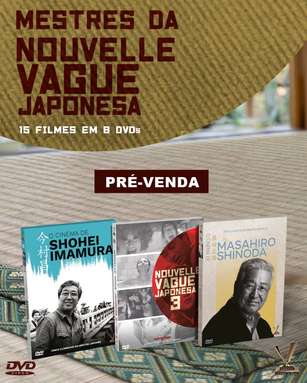 Lançamentos DVD Pacote: Mestres da Nouvelle Vague Japonesa